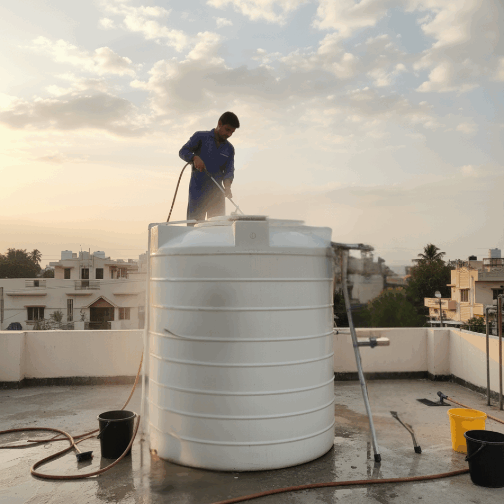 pvc water tank cleaning services nagpur